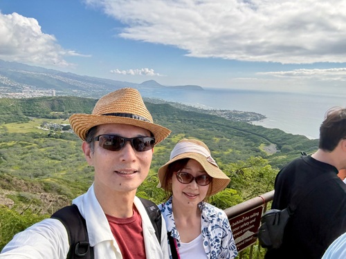 ダイヤモンドヘッド頂上